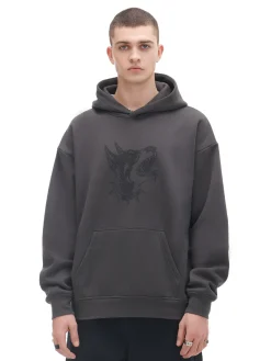 Cropp Bluzy*Szara bluza z aplikacją dobermana