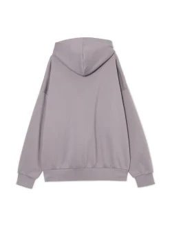 Cropp Bluzy|Unisex*Szara bluza z kapturem i nadrukiem UNISEX