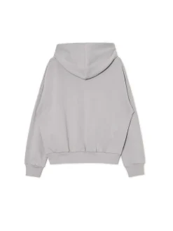 Cropp Bluzy*Szara bluza z kapturem i nadrukiem