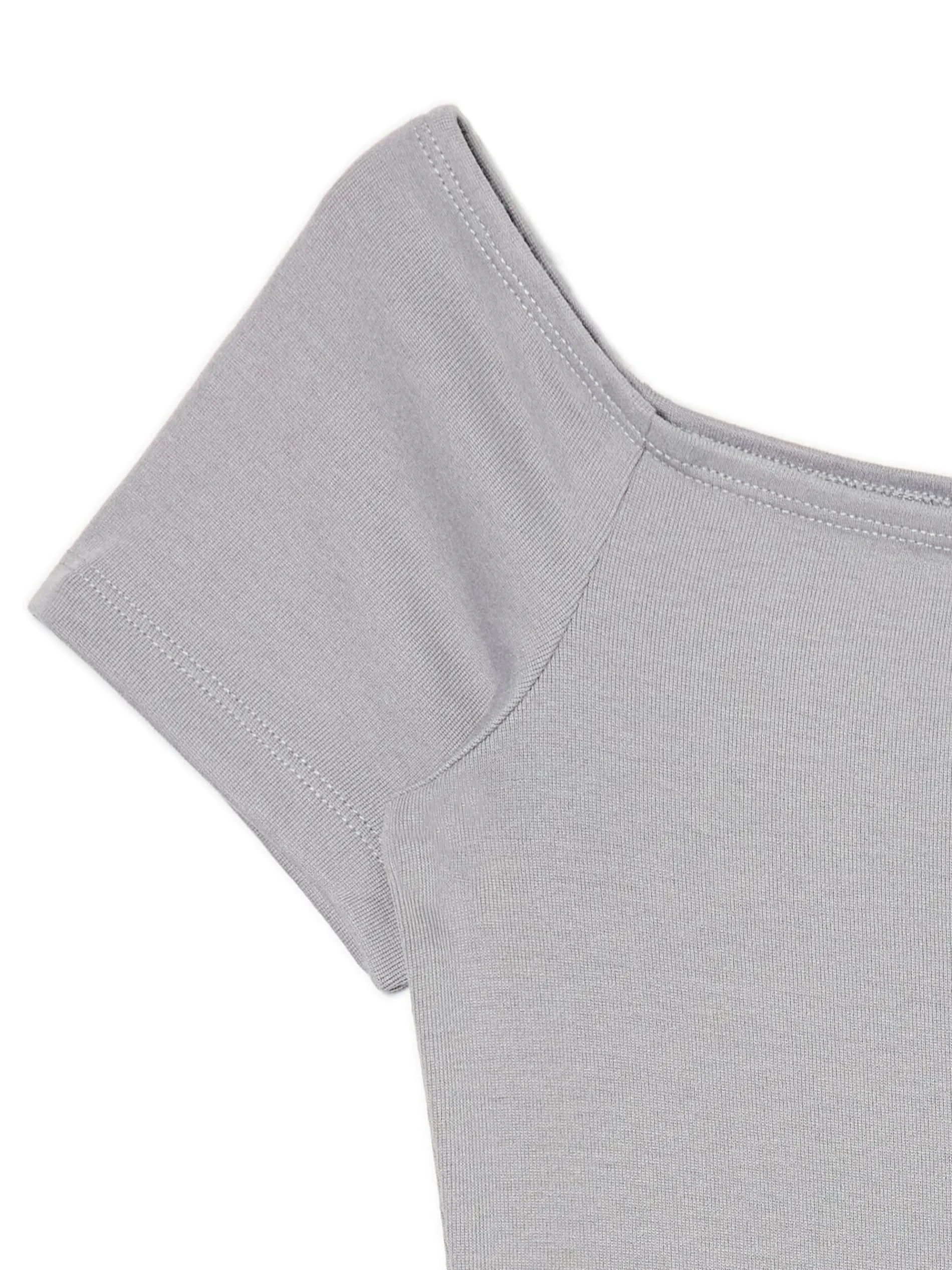 Cropp Koszulki, Topy*Szara bluzka z dodatkiem wiskozy