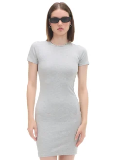 Cropp Sukienki, Kombinezony*Szara dopasowana sukienka mini