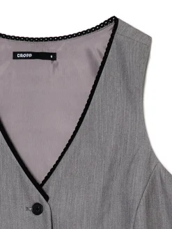 Cropp Koszulki, Topy*Szara kamizelka