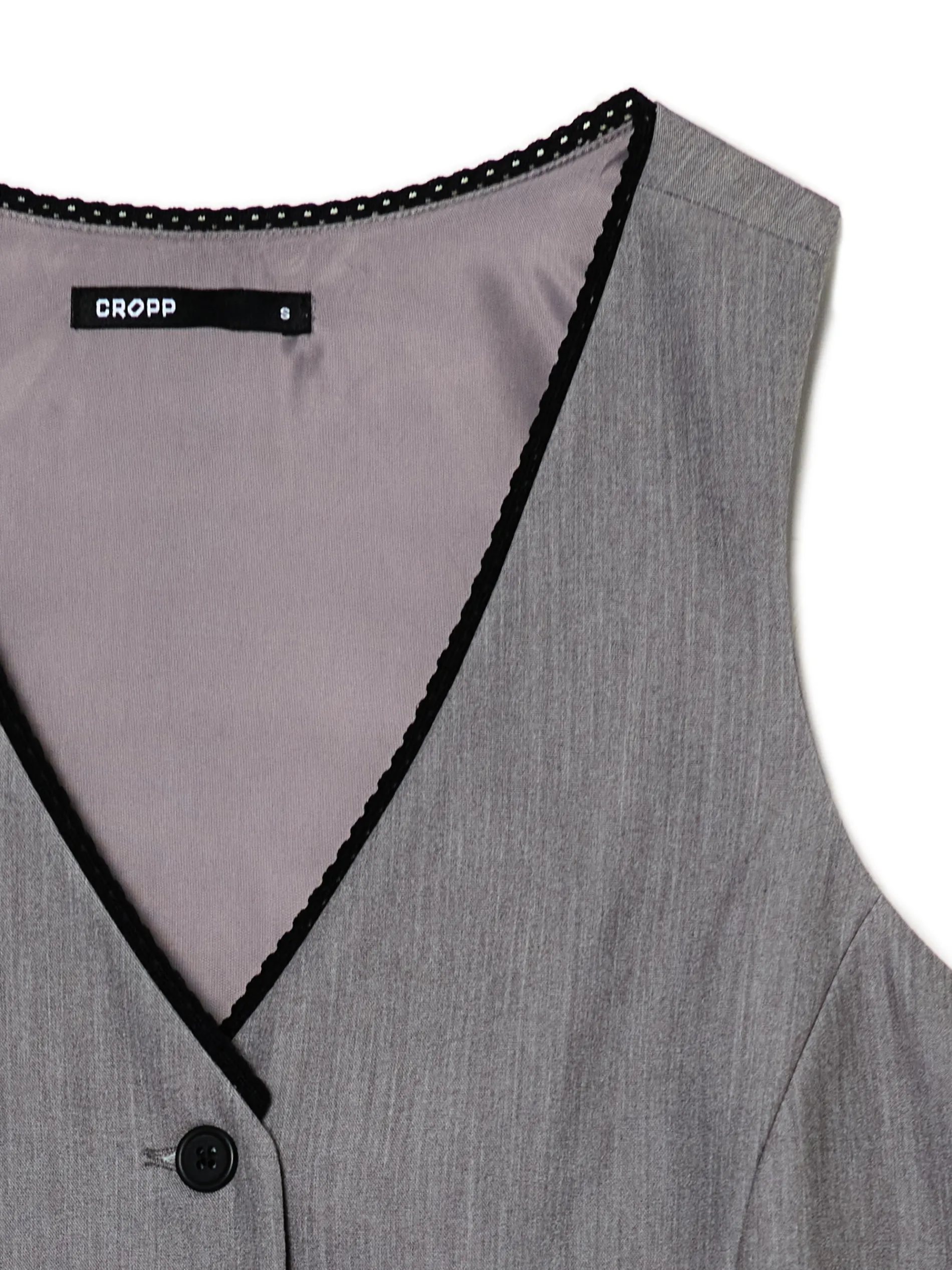 Cropp Koszulki, Topy*Szara kamizelka