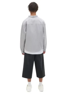 Cropp Koszule*Szara koszula z ozdobnym wykończeniem