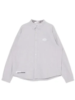 Cropp Koszule*Szara koszula z ozdobnym wykończeniem