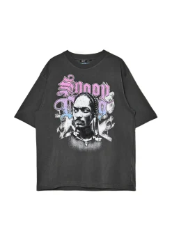 Cropp Koszulki*Szara koszulka Snoop Dogg