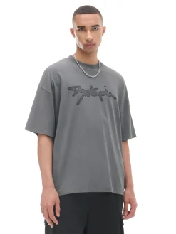 Cropp Koszulki*Szara koszulka z napisem