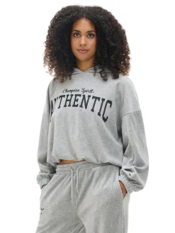 Cropp Bluzy|Sety*Szara krótka bluza boxy