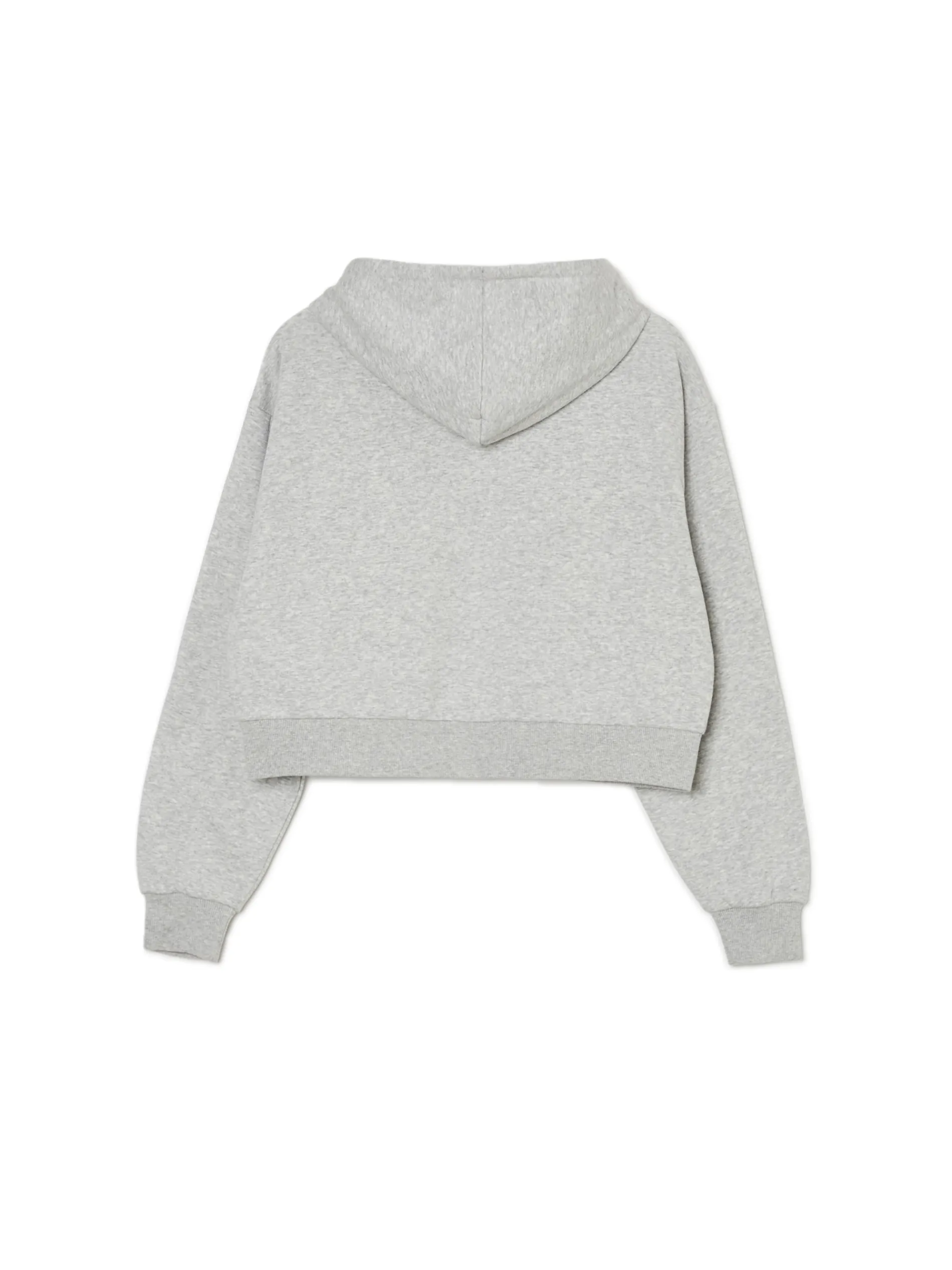 Cropp Bluzy*Szara krótka bluza z motylem