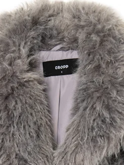 Cropp Kożuszki, Futerka|Kurtki, Płaszcze*Szara kurtka z imitacji futra