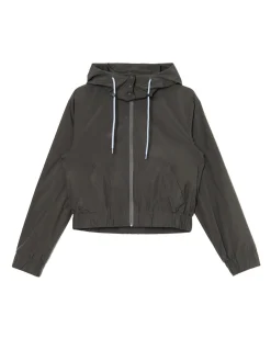 Cropp Kurtki, Płaszcze*Szara kurtka z kapturem