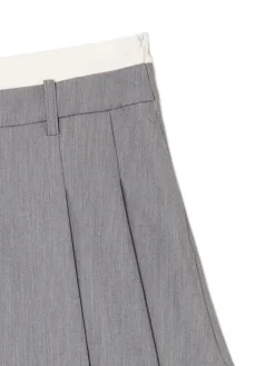 Cropp Spódnice|Sety*Szara mini z plisami