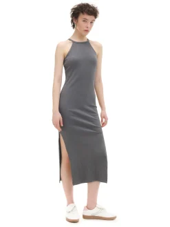 Cropp Sukienki, Kombinezony*Szara plisowana sukienka