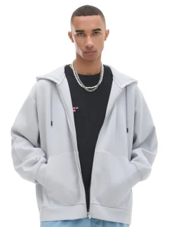 Cropp Bluzy|Sety*Szara rozpinana bluza