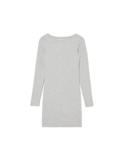 Cropp Sukienki, Kombinezony*Szara sukienka mini z długimi rękawami
