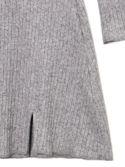 Cropp Sukienki, Kombinezony*Szara sukienka mini z długimi rękawami