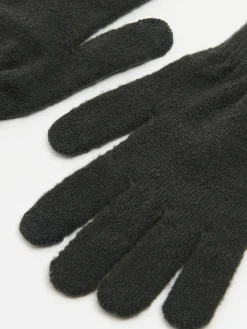 Cropp Rękawiczki*Szare dzianinowe rękawiczki