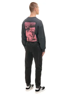 Cropp Jeansy*Szare jeansy jogger z kieszeniami cargo