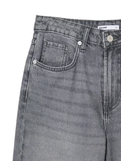 Cropp Jeansy*Szare jeansy mom z wysokim stanem