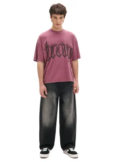 Cropp Jeansy*Szare jeansy skater z efektem sprania