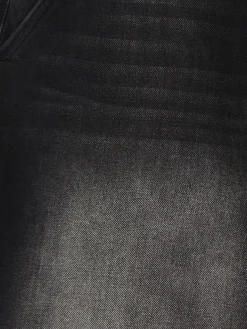 Cropp Jeansy*Szare jeansy skater z efektem sprania