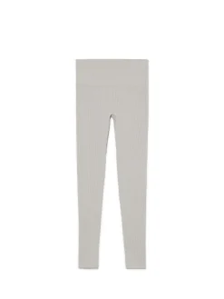 Cropp Spodnie*Szare prążkowane legginsy