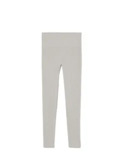 Cropp Spodnie*Szare prążkowane legginsy