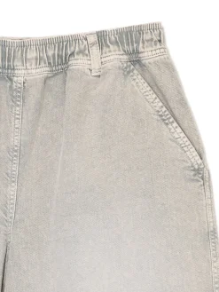 Cropp Spodnie*Szare spodnie baggy z wysokim stanem