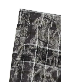 Cropp Spodnie*Szare spodnie w marmurkową kratę