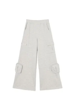 Cropp Spodnie*Szare spodnie z kieszeniami cargo