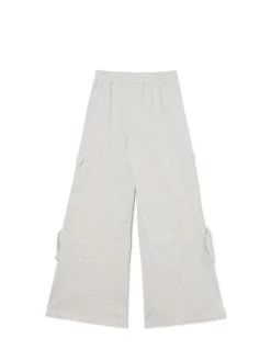 Cropp Spodnie*Szare spodnie z kieszeniami cargo