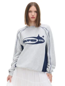 Cropp Bluzy*Szaro-granatowa bluza Baltic Games