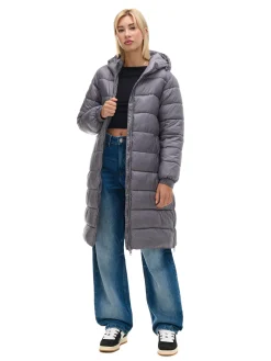 Cropp Kurtki, Płaszcze*płaszcz puffer z kapturem