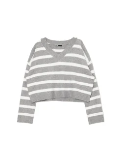 Cropp Swetry*sweter w białe paski