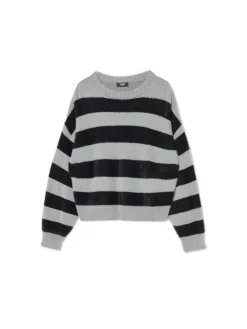 Cropp Swetry*sweter w czarne paski