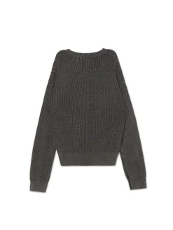 Cropp Swetry*sweter z prążkowanej dzianiny