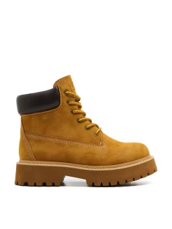 Cropp Botki, Trzewiki*Sznurowane botki na zimę