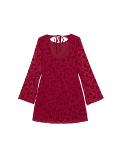 Cropp Sukienki, Kombinezony*Szyfonowa sukienka mini w kwiaty