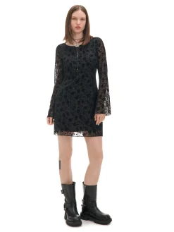 Cropp Sukienki, Kombinezony*Szyfonowa sukienka mini w kwiaty