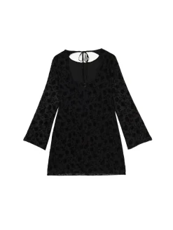 Cropp Sukienki, Kombinezony*Szyfonowa sukienka mini w kwiaty