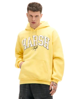 Cropp Bluzy|Unisex*Żółta bluza z aplikacją UNISEX