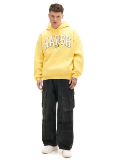 Cropp Bluzy|Unisex*Żółta bluza z aplikacją UNISEX