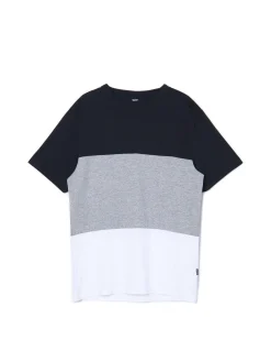 Cropp Koszulki*Trójkolorowa koszulka w pasy