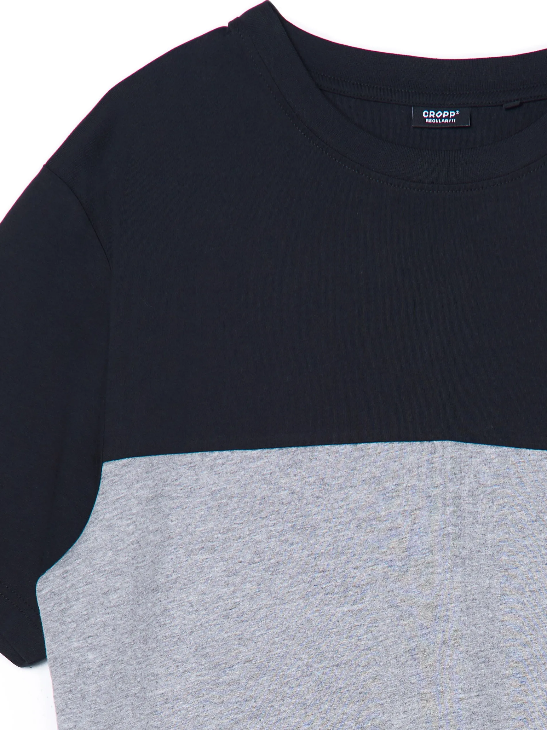 Cropp Koszulki*Trójkolorowa koszulka w pasy