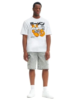 Cropp Koszulki*T-shirt comfort z nadrukiem