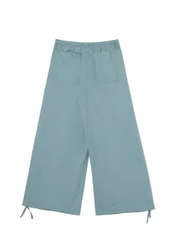 Cropp Spodnie*Turkusowe spodnie wide leg