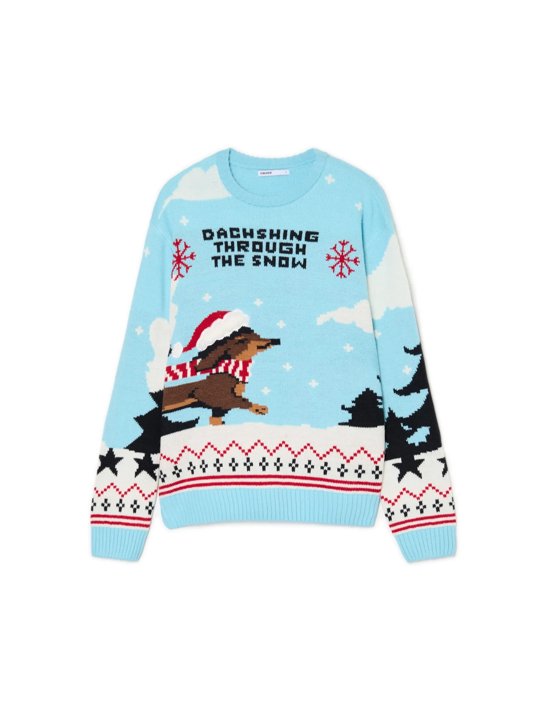 Cropp Ubrania Świąteczne|Swetry*Świąteczny sweter z jamnikiem