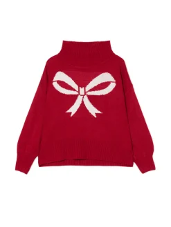 Cropp Swetry*Świąteczny sweter z kokardką
