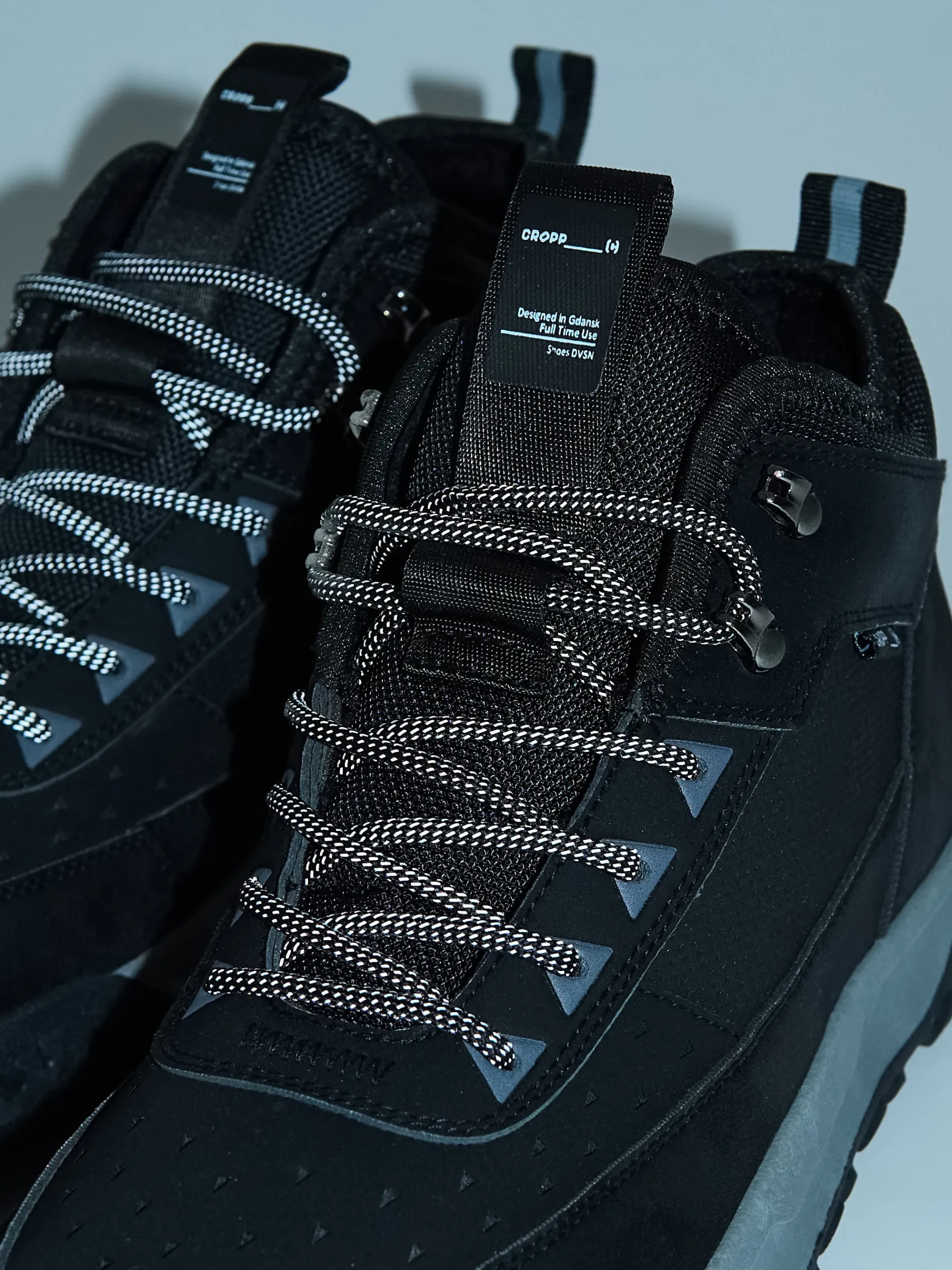 Cropp Za Kostkę*Wysokie czarne sneakersy