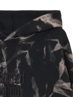 Cropp Bluzy*Wzorzysta bluza z kapturem z naszywką